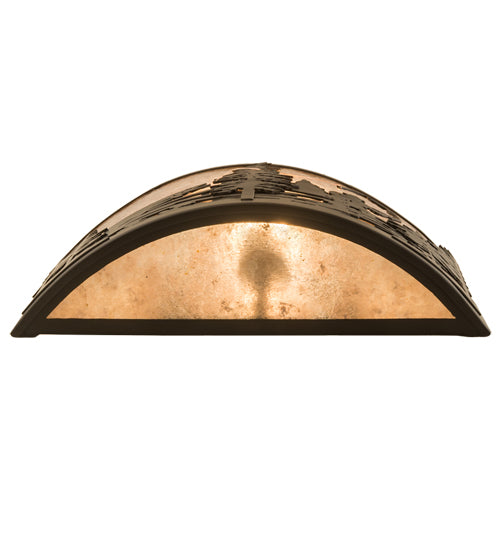 14" Wide Fly Fishing Creek Wall Sconce