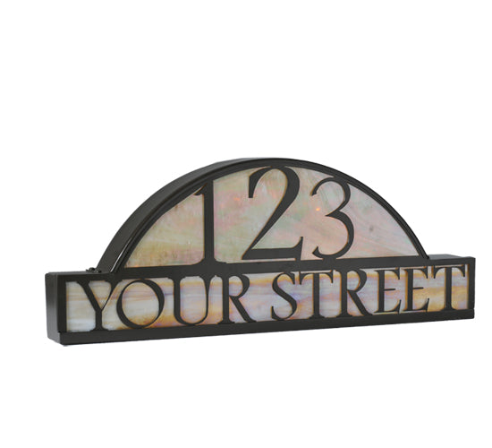 24.5" Wide Personalized Street Address Sign