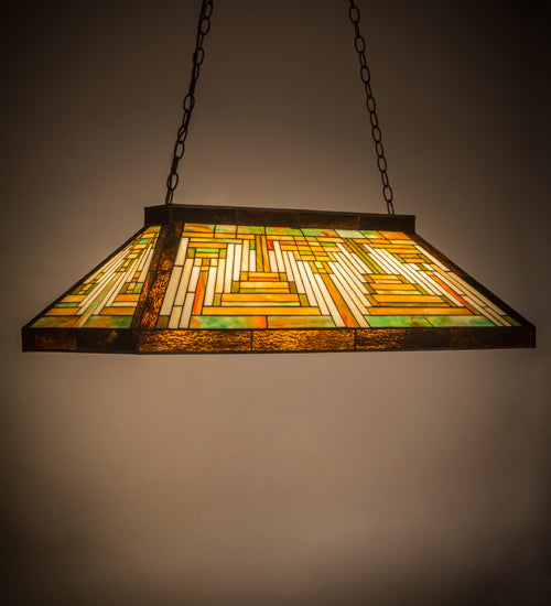 39" Long Nuevo Mission Oblong Pendant