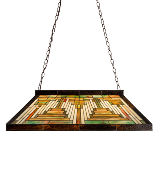 39" Long Nuevo Mission Oblong Pendant