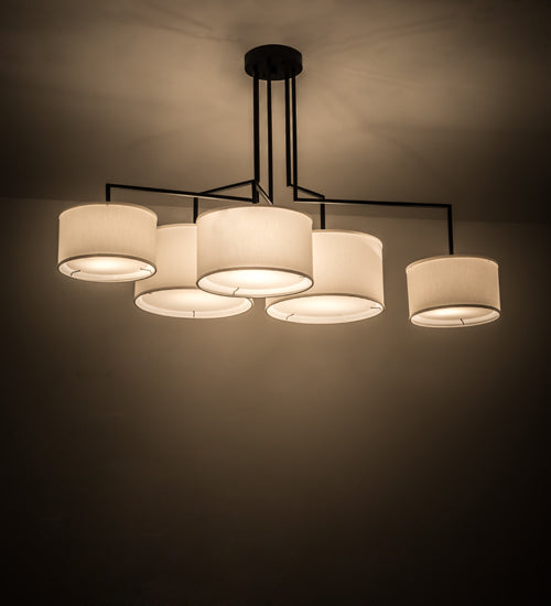 58"L Cilindro Sprawl Oblong Pendant