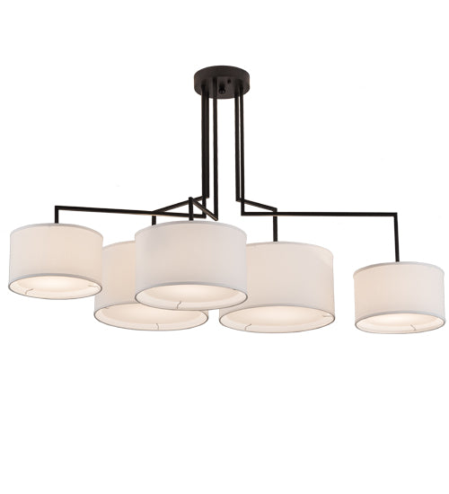 58"L Cilindro Sprawl Oblong Pendant