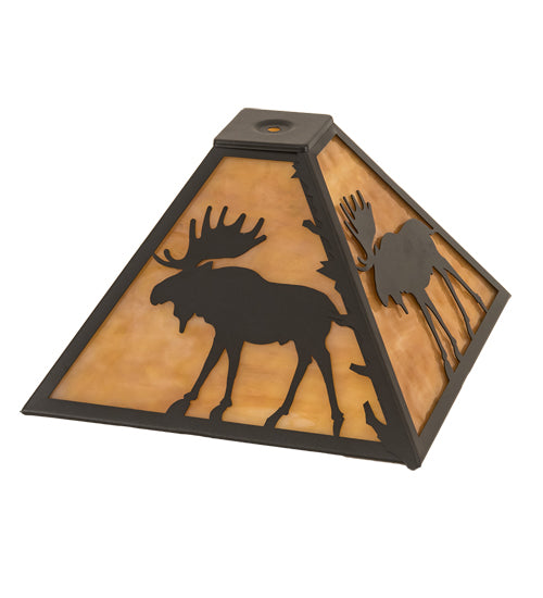 12" Square Moose Shade