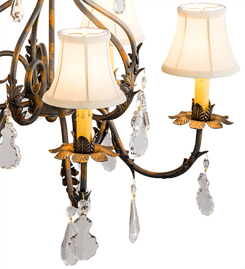 25"W Chantilly 5 Lt Chandelier