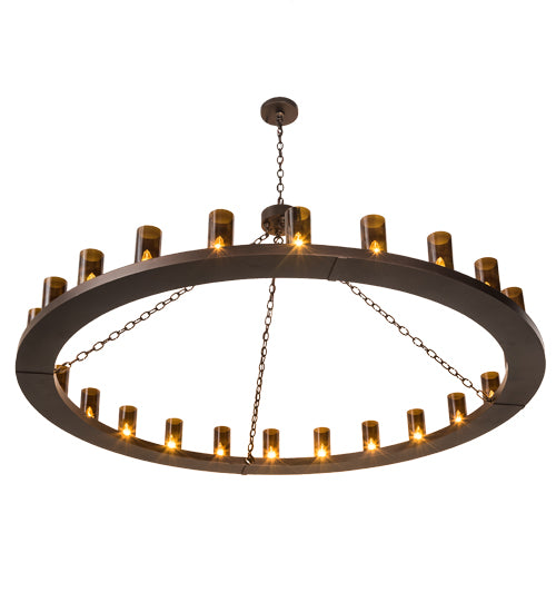 72" Wide Loxley 24 Lt Chandelier