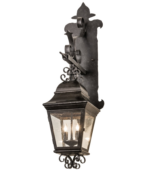 9" Wide Monaco Lantern Wall Sconce