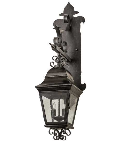 9" Wide Monaco Lantern Wall Sconce