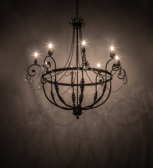 58" Wide Antonia 8 Light Chandelier