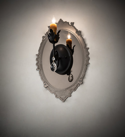 13" Wide Antonia Mirror Wall Sconce