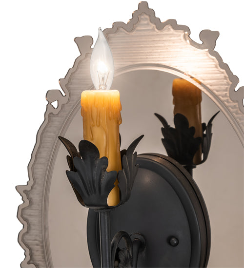 13" Wide Antonia Mirror Wall Sconce