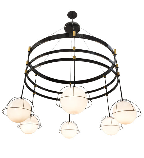 116"W Heliocentricity 6 Lt Chandelier