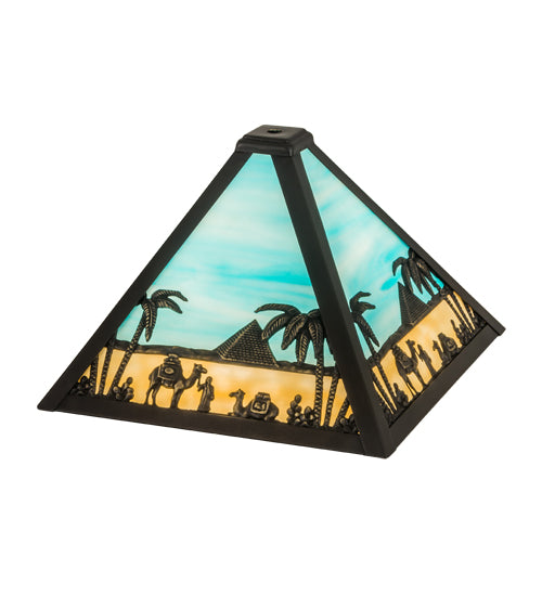 10"Sq Camel Mission Shade