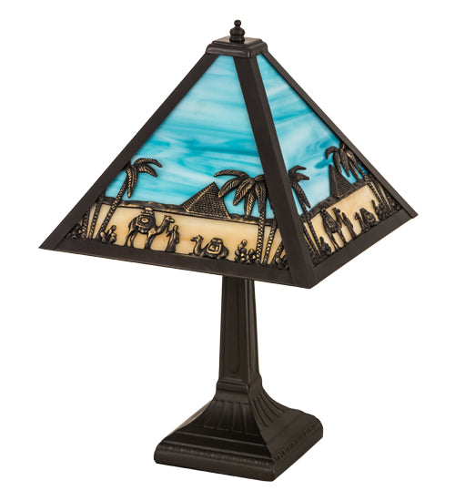 16"H Camel Mission Table Lamp