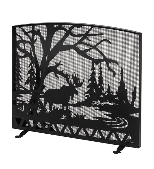 47"W X 39"H Moose Creek Arched Fireplace Screen