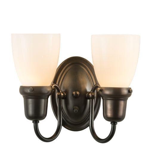 10" Wide Revival Goblet 2 Light Wall Sconce