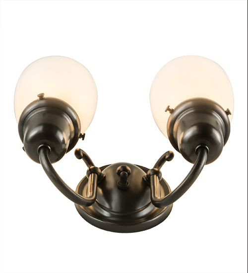 10" Wide Revival Goblet 2 Light Wall Sconce