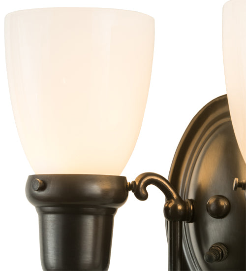 10" Wide Revival Goblet 2 Light Wall Sconce