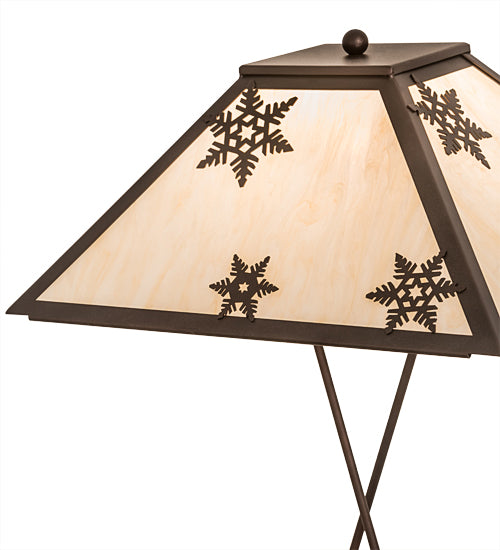 28"High Snowflake Table Lamp