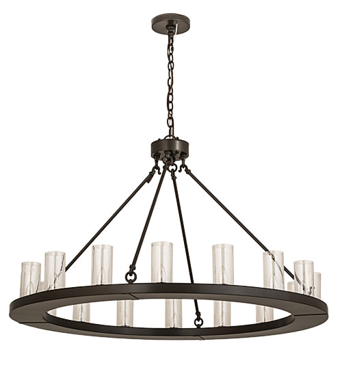 48"W Loxley 16 Lt Chandelier