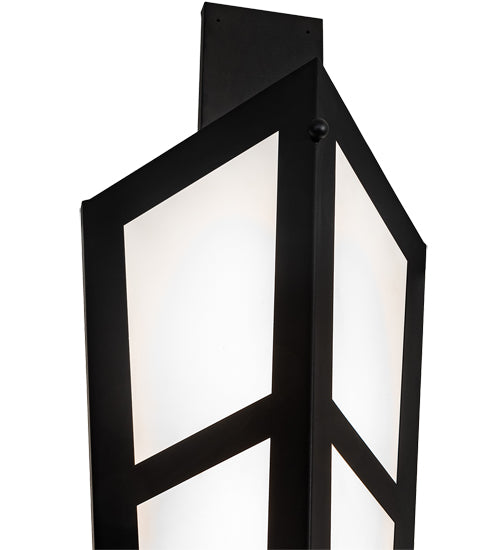 20" Wide Deep Polaris Wall Sconce