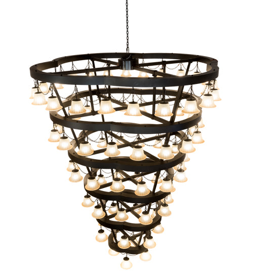 96"W Cretella 84 Lt Chandelier