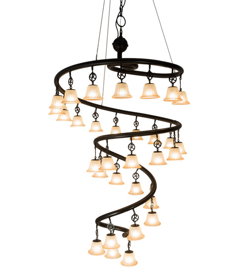 60" Wide Zikloi 30 Lt Chandelier