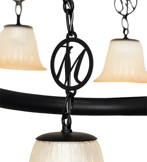 60" Wide Zikloi 30 Lt Chandelier