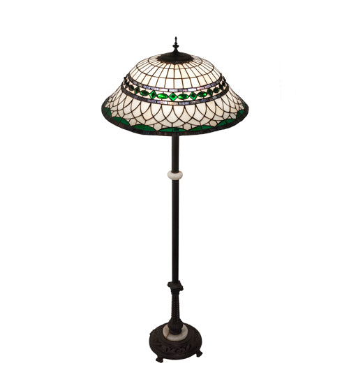 62" High Tiffany Roman Floor Lamp