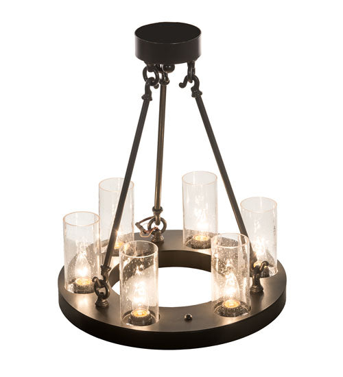 18" Wide Loxley 6 Light Chandelier