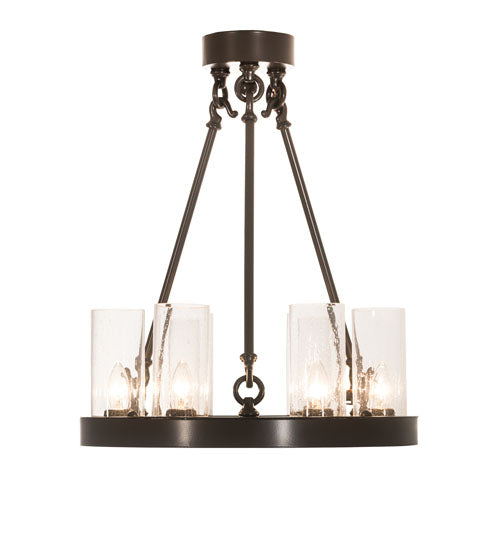 18" Wide Loxley 6 Light Chandelier