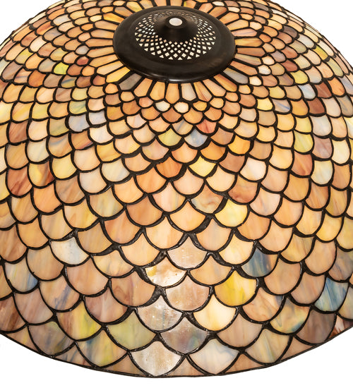 20" Wide Tiffany Fishscale Shade