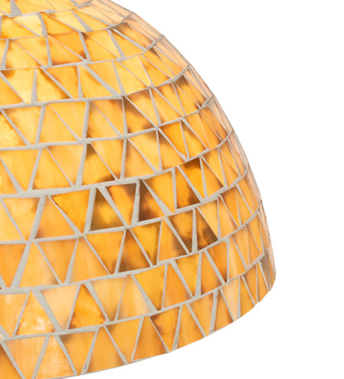 24" High Mosaic Dome Table Lamp