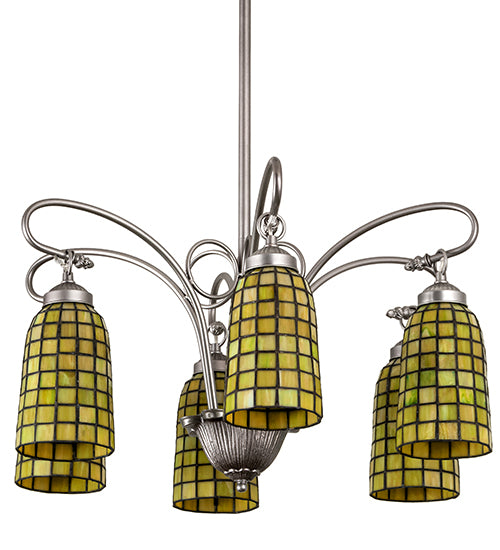 26" Wide Terra Verde 6 Light Chandelier