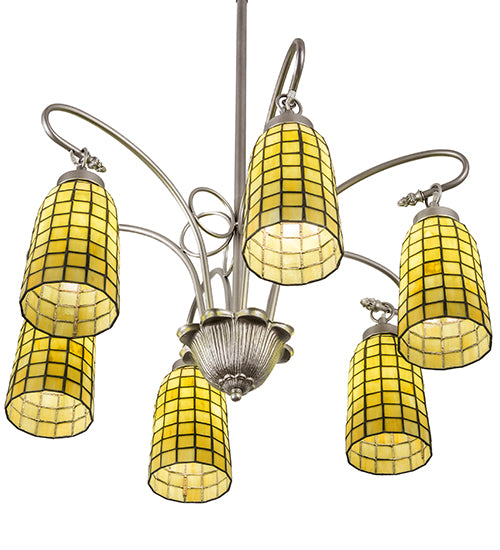 26" Wide Terra Verde 6 Light Chandelier