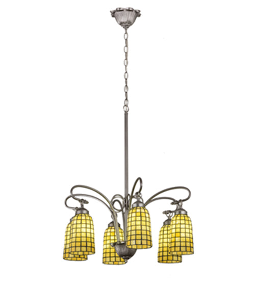 26" Wide Terra Verde 6 Light Chandelier