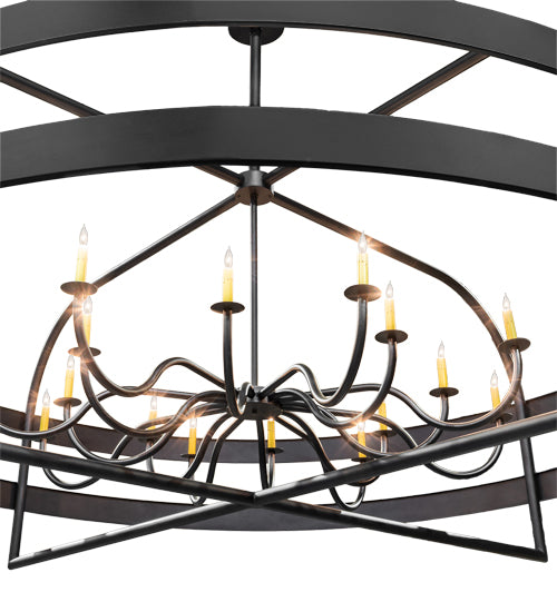 108" Wide Aldari 12 Light Chandelier