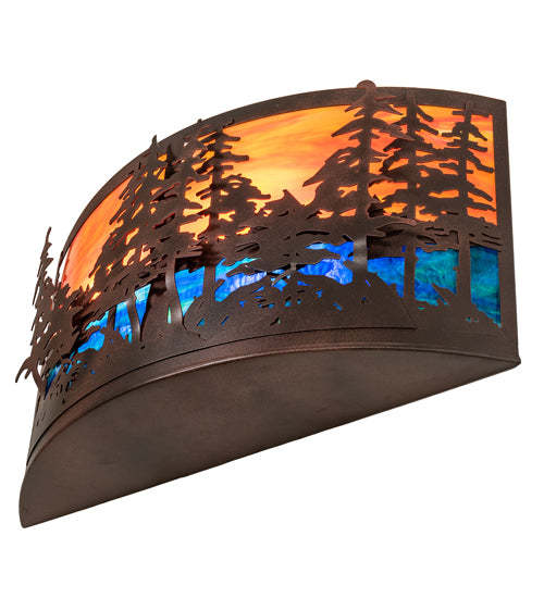 24"W Tall Pines Wall Sconce