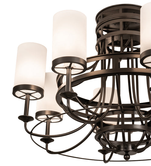 46" Wide Saxony 8 Light Chandelier