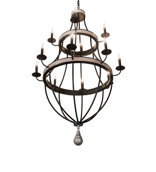 36" Wide Georgetown Chandelier