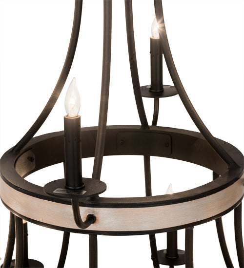 36" Wide Georgetown Chandelier