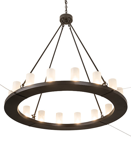 48"W Loxley 16 Lt Chandelier