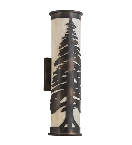 5" Wide Pine Tree Wall Sconce