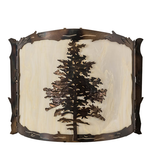 12" Wide Tamarack Wall Sconce