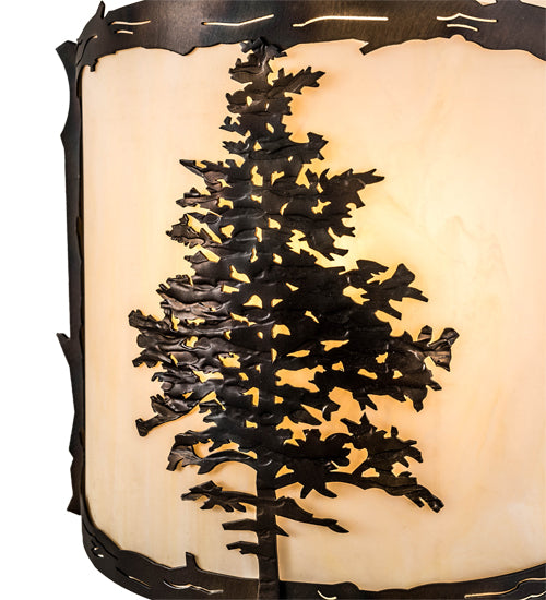 12" Wide Tamarack Wall Sconce