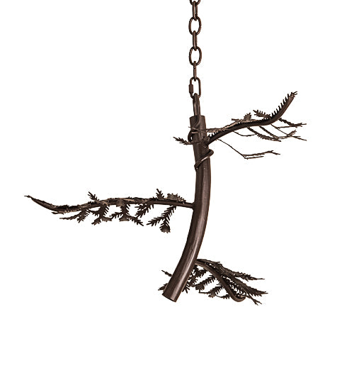 28" Wide Pine Branch Pendant