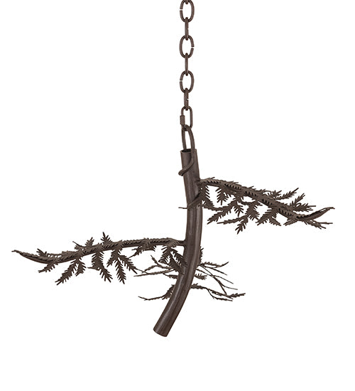 28" Wide Pine Branch Pendant