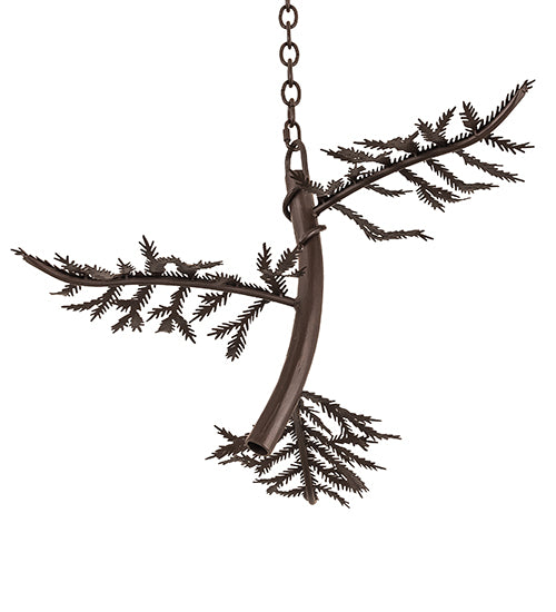 28" Wide Pine Branch Pendant