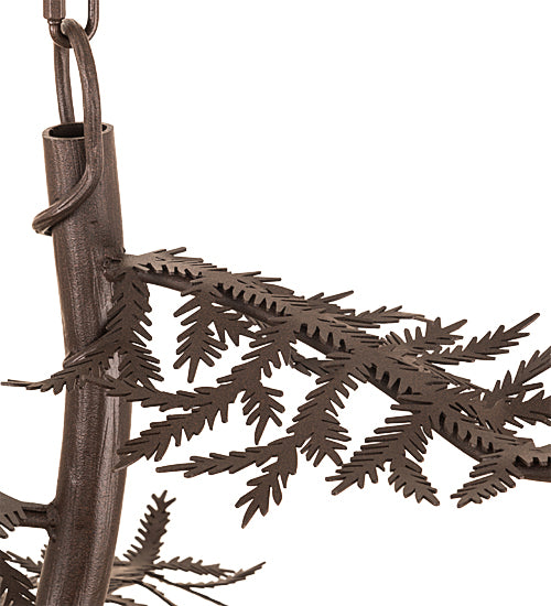 28" Wide Pine Branch Pendant