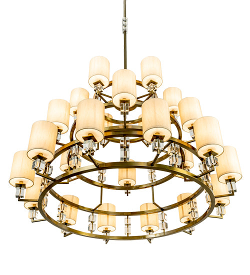 60" Wide Montecito Ritz 24 Light Chandelier