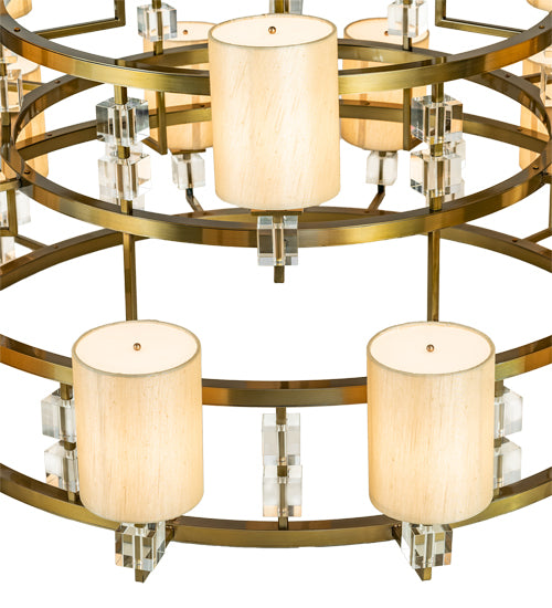 60" Wide Montecito Ritz 24 Light Chandelier